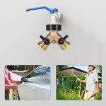Zocipro 2 Way Brass Y-Splitter for Washing Machines