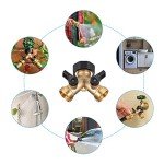 Zocipro 2 Way Brass Y-Splitter for Washing Machines