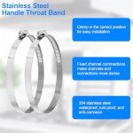 Flexible 10FT Aluminum Dryer Vent Hose with Clips