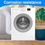 Flexible 10FT Aluminum Dryer Vent Hose with Clips