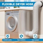 Hon&Guan 100mm Flexible Vent Hose for Dryers