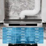 Hon&Guan 100mm Flexible Vent Hose for Dryers