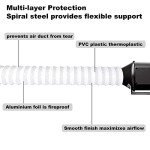 16FT Flexible Tumble Dryer Vent Hose - 100mm