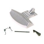 White Door Handle Catch Kit for Hotpoint Washers