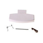 White Door Handle Catch Kit for Hotpoint Washers