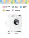 COMFEE' 8KG Freestanding Washing Machine, 1400RPM