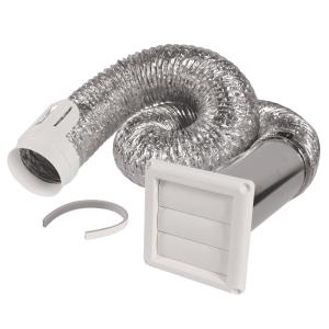 Deflecto 8" Water-Resistant Dryer Vent Kit