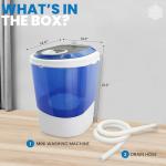 Pyle Portable Top Loader Mini Washing Machine