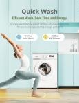 COMFEE' 9KG White Washing Machine with Steam Wash