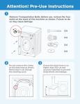 COMFEE' 9KG White Washing Machine with Steam Wash