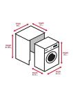 Hoover H-WASH 9Kg Integrated Washing Machine, White
