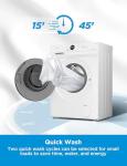 Midea 9kg Freestanding Washing Machine with Steam Care