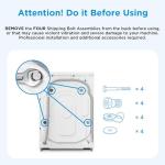 Midea 9kg Freestanding Washing Machine with Steam Care