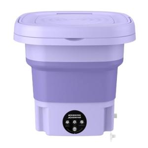Lizbin Mini Portable Washing Machine, 8L, Spin Option