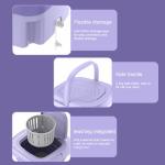 Lizbin Mini Portable Washing Machine, 8L, Spin Option