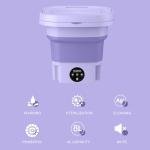 Lizbin Mini Portable Washing Machine, 8L, Spin Option