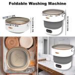 Compact 15L Mini Portable Washer and Dryer
