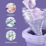 Lizbin Mini Portable Washing Machine, 8L, Spin Option