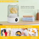 Portable Mini Washing Machine for Underwear and Socks