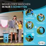 Portable Electric-Free Travel Washing Machine Set