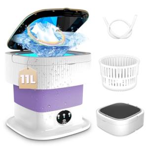 Portable 11L Washing Machine and Spin Dryer