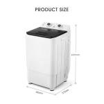 Compact 2-in-1 Portable Washer and Spin Dryer