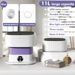 Portable 11L Washing Machine and Spin Dryer