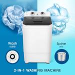 Compact 2-in-1 Portable Washer and Spin Dryer