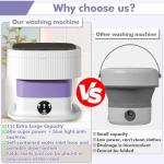 Portable 11L Washing Machine and Spin Dryer