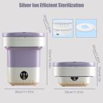 Mini Portable Washing Machine with Spin Dryer