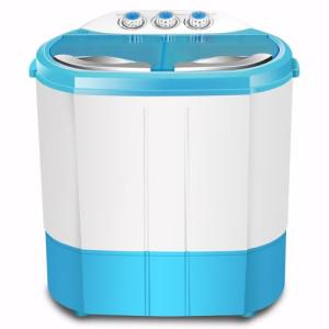 Portable Twin Tub Washing Machine with Spin Dryer