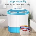 Portable Twin Tub Washing Machine with Spin Dryer