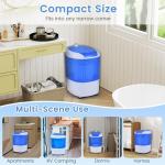 HOMFME Portable 2-in-1 Mini Washing Machine
