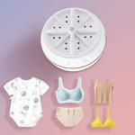 Kisbeibi Mini Portable Turbo Washing Machine