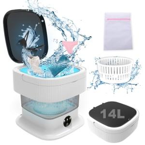 Mini 2-in-1 Portable Washer and Dryer, 14L