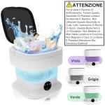 Mini 2-in-1 Portable Washer and Dryer, 14L