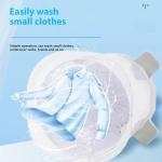 Portable Washing Machine Mini 35L Hand Crank Clothes Spin Dryer, 2 In1 Washing Machine With Dehydration Basket, 1200rpm High Speed Spinning Washing Quick Laundry Non Electric For Dormitory Apartment