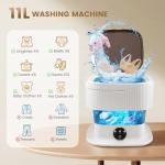 Compact 11L Portable Washing Machine with Spin Dryer