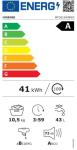 Hisense 10.5kg Front Load Washing Machine - White