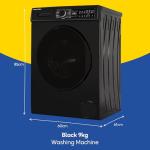 Russell Hobbs 9kg Freestanding Washing Machine, Black