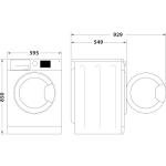 Indesit EWDE 761483 W Washer Dryer - White