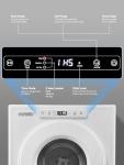 FOHERE 6KG Compact Vented Tumble Dryer with LCD Display