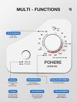 Compact 4KG Vented Tumble Dryer with Sensor Dry