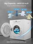 FOHERE 6KG Compact Vented Tumble Dryer with LCD Display