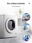 Compact 4KG Vented Tumble Dryer with Sensor Dry