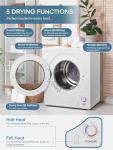 Compact 5KG Vented Tumble Dryer for Small Homes