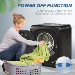 HOMCOM 4kg Compact Vented Tumble Dryer - Black