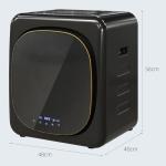 HOMCOM 4kg Compact Vented Tumble Dryer - Black