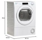 Candy 10kg WiFi Condenser Tumble Dryer, White