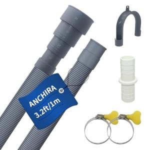 Anchira Universal Washing Machine Drain Hose 1m